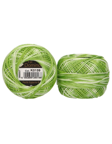 Perlé Domino Nº 12 5 gr, 10 ovillos