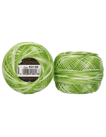 Perlé Domino Nº 12 5 gr, 10 ovillos