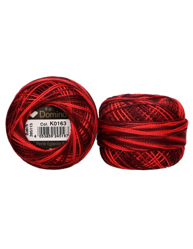 Perlé Domino Nº 12 5 gr, 10 ovillos