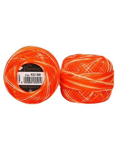 Perlé Domino Nº 12 5 gr, 10 ovillos