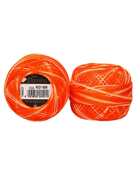 Perlé Domino Nº 12 5 gr, 10 ovillos