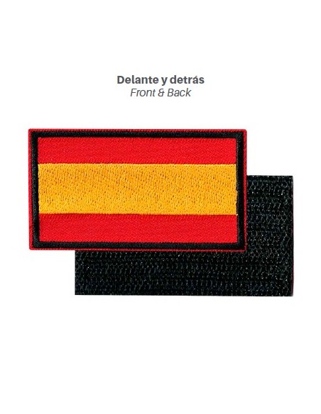 Bandera España con velcro EM-ESP03 V, 5 u