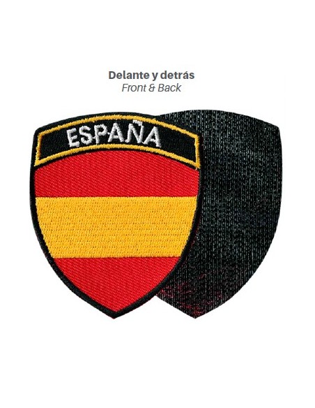 Bandera España con velcro EM-ESP08 V, 5 u