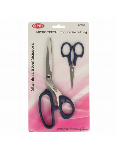 Tijera acero Opry 21+10 cm 62939 set de 2 ud