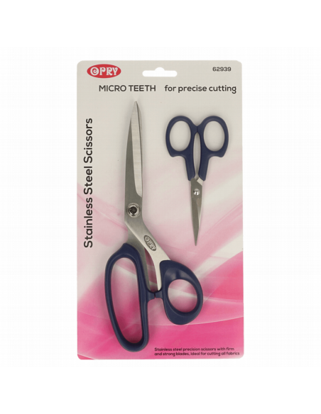 Tijera acero Opry 21+10 cm 62939 set de 2 ud
