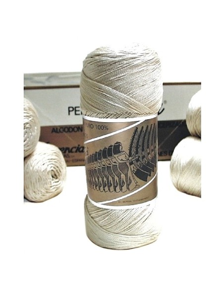 Hilo perlé Finca Presencia 100 gr. art. 80, 10 zepelines