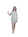 Pijama señora estampado Karlu´s 3558