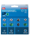 Juego herram. ojetes arandelas Prym 4+5+8mm 673131, blister