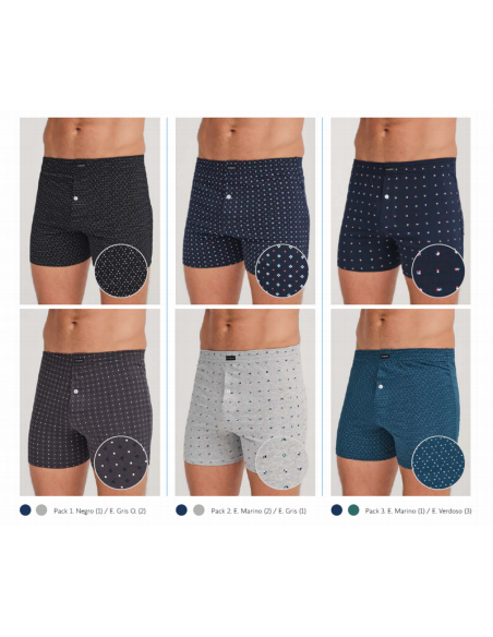 Bóxer Don Algodón B0110, pack de 2 boxer