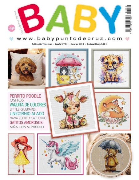 Revista Punto de cruz Baby Nº 150