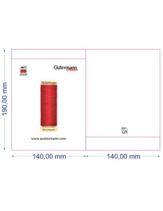 Pack 50 bolsas papel Gütermann Ditex 2