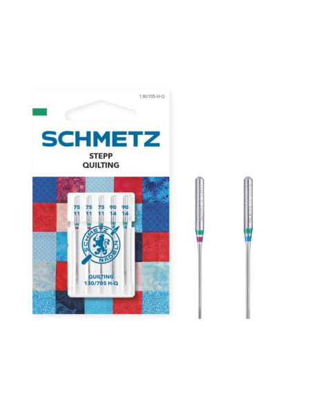 Aguja Schmetz quilting 130/705 HQ  Surt., blister de 5 und.