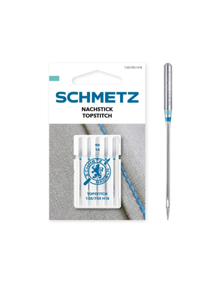 Aguja Schmetz rebordado 130/705 HN, blister de 5 und.