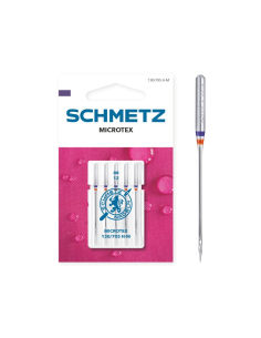 Aguja Schmetz microtex 130/705 HM, blister de 5 und.