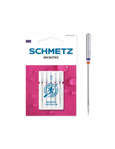 Aguja Schmetz microtex 130/705 HM, blister de 5 und.