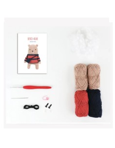 Amigurumis kit Anchor Benji the Bear A28C02-L 2