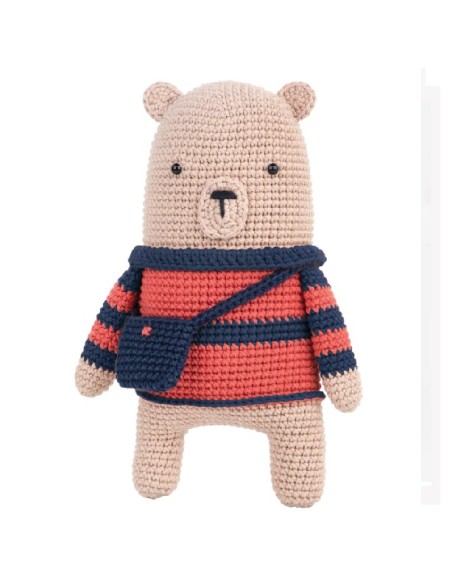 Amigurumis kit Anchor Benji the Bear A28C02-L