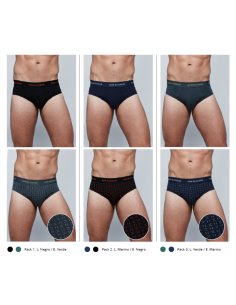 Slip hombre Don Algodón PS705, pack de 2 boxer 2