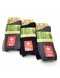 Calcetín hombre bambú 456 Dune Bleue, pack 2 pares