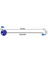 Alfiler acero inox. AIC3259 32 x 0.59 mm, 100 u