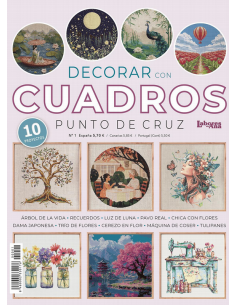 Revista Decorar con cuadros Punto de cruz Nº 1