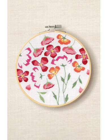 Kit Punch needle intermedio DMC Amapolas primavera PN014K