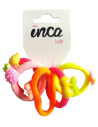Goma pelo adornos frutas Inca 41532, pack 5 unidades