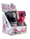Tijera soft grip corazones B4820.5, expositor de 20 und.