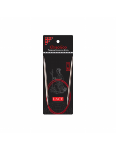 Agujas circulares 60 cm red lace ChiaoGoo 7024