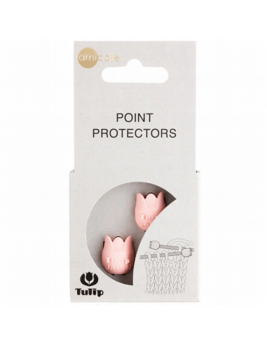 Protector puntas pequeño Tulip Rosa AC044E, blister de 2 und.