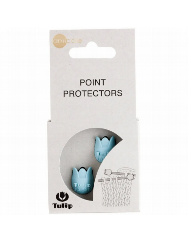 Protector puntas pequeño Tulip Azul AC045E, blister de 2 und.