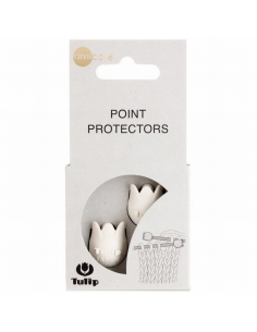 Protector puntas grande Tulip Blanco AC048E, blister de 2 und.
