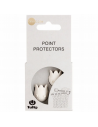 Protector puntas grande Tulip Blanco AC048E, blister de 2 und.