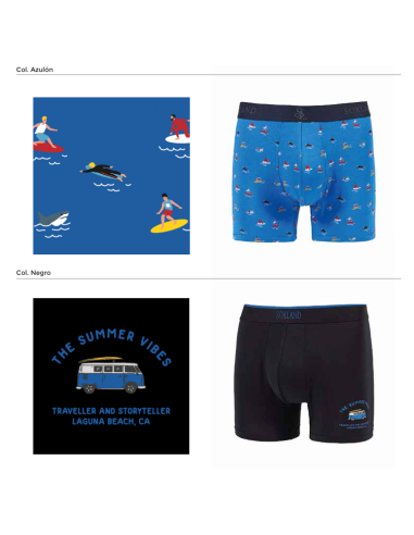 Bóxer Médite Bambú Soxland 0212452, pack 2 boxer