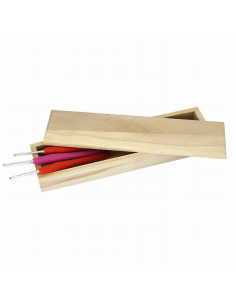 Estuche magnético madera bordes rectos 97162, unidad