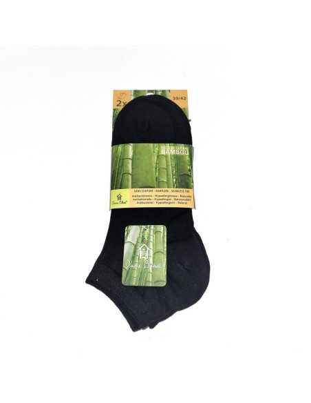 Calcetín hombre bambú 446 Dune Bleue, pack 2 pares