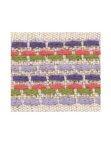 Cinta con lurex 9677 40 mm, m