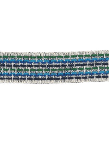Cinta con lurex 9677 40 mm, m