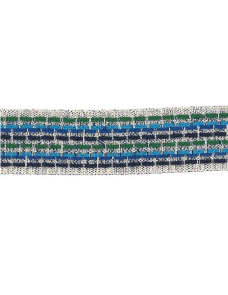 Cinta con lurex 9677 40 mm, m