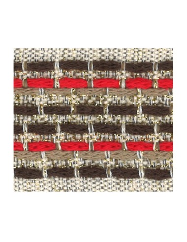Cinta con lurex 9677 40 mm, m