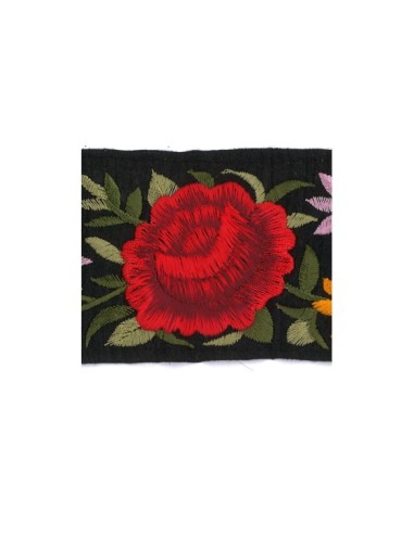 Cinta reversible flores 9662 60 mm, m