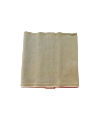 Faja elástica tubular algodón beige