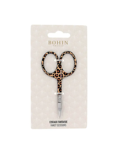Tijera bordar Bohin Safari Leopardo 9 cm 99003