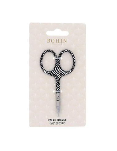 Tijera bordar Bohin Safari Cebra 9 cm 99004