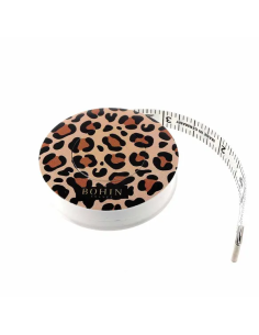 Cinta métrica automática Bohin Safari 150 cm Leopardo 2