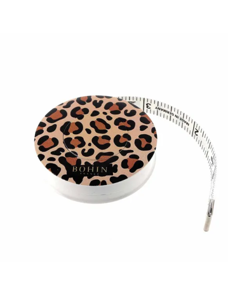Cinta métrica automática Bohin Safari 150 cm Leopardo
