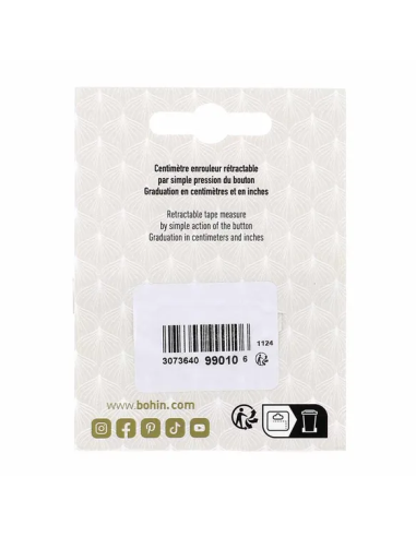 Cinta métrica automática Bohin Safari 150 cm Leopardo