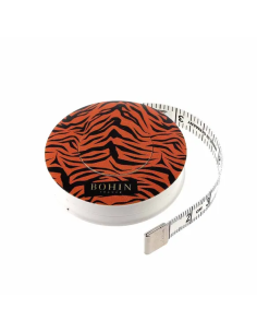 Cinta métrica automática Bohin Safari 150 cm Tigre 2