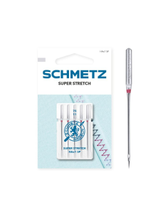 Aguja Schmetz super stretch HAx1 SP Nº75, blister de 5 und.
