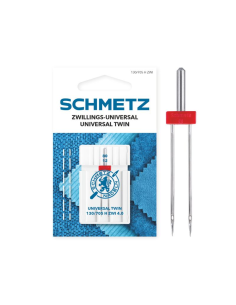 Aguja Schmetz gemela 130/705 H ZWI 4.0 mm, unidad